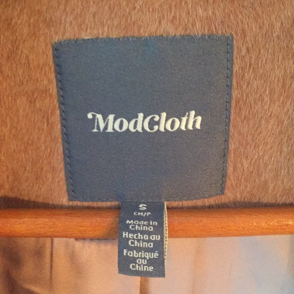 Modcloth Crisp City Streets Long Line Coat - Picture 10 of 11